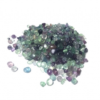 Wholesale Gemstone Natural Fluorite Tumble Crystal Stone Gravel Crystal Craft For Gift Decoration